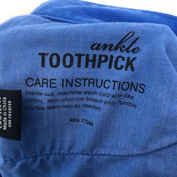 J CREW Blue Slim Denim Ankle Jeans Size 29 - Picture 6 of 9